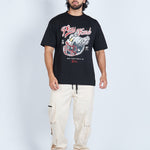 Camiseta oversize PLAY HARD NEGRO | DROP 03 |