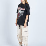 Camiseta oversize PLAY HARD NEGRO | DROP 03 |