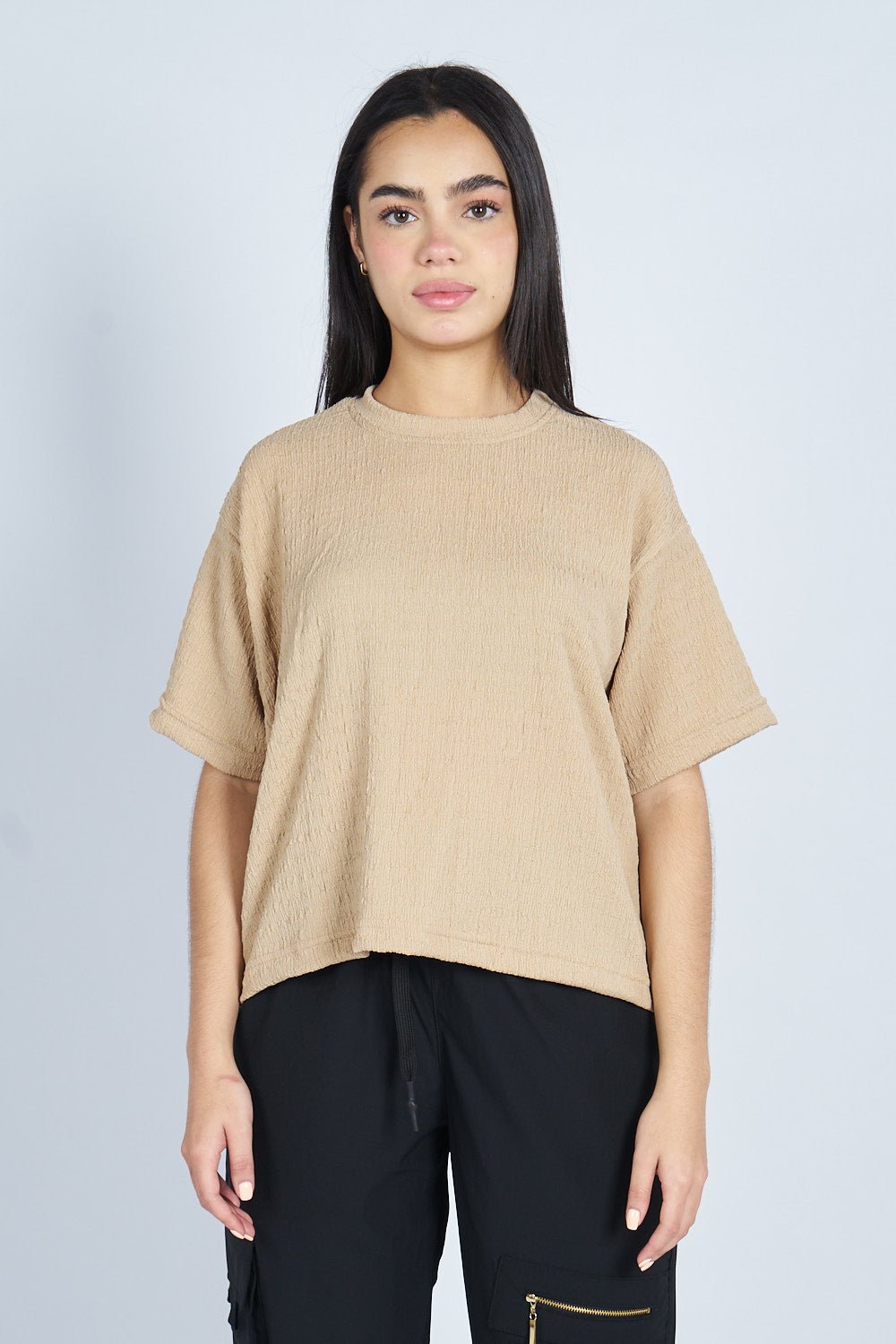 Camiseta oversize textura ARENA | Drop 03 |