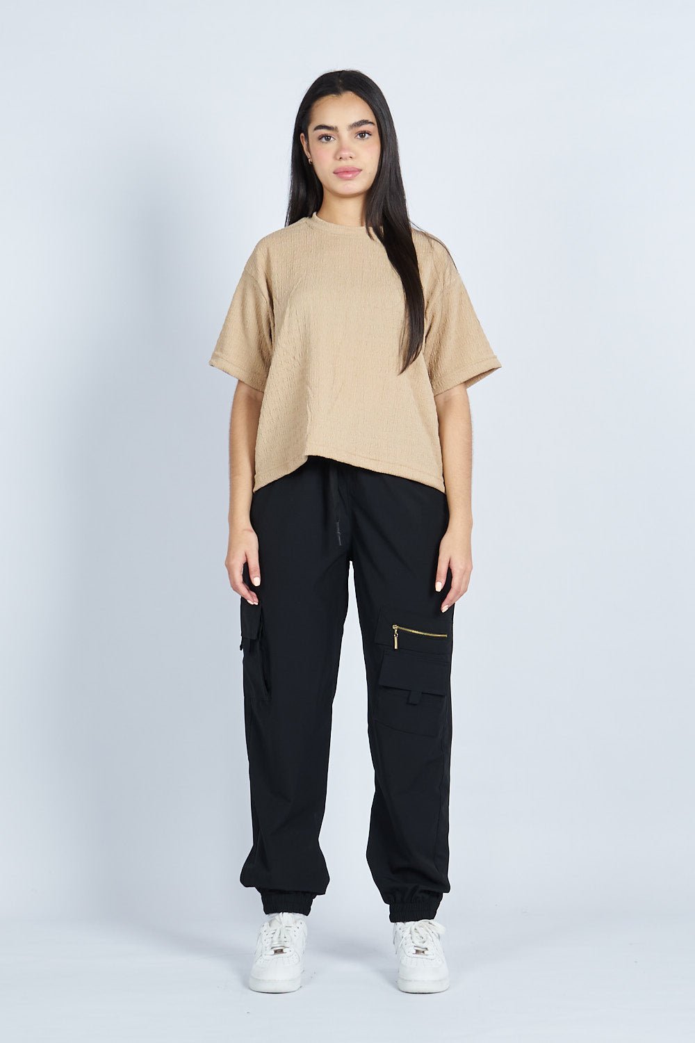 Camiseta oversize textura ARENA | Drop 03 |