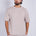Camiseta oversize textura horizontal Caqui