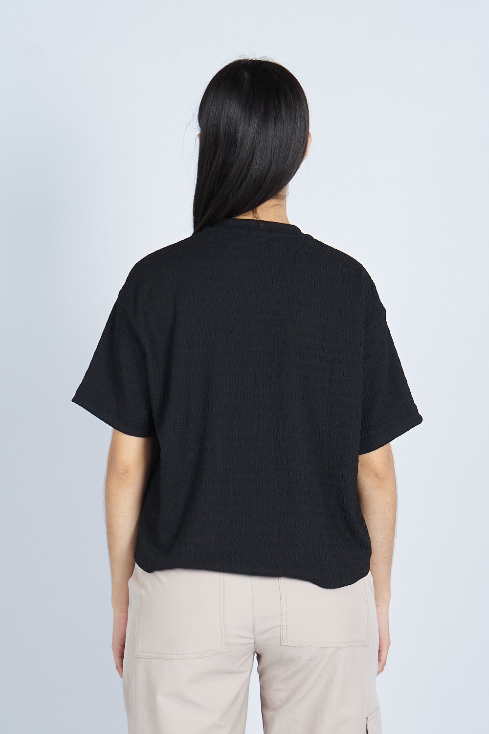 Camiseta oversize textura NEGRA | Drop 03 |
