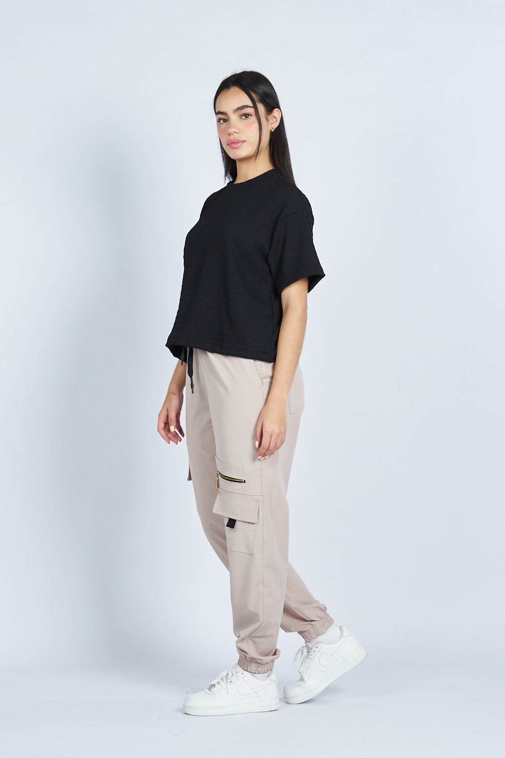 Camiseta oversize textura NEGRA | Drop 03 |