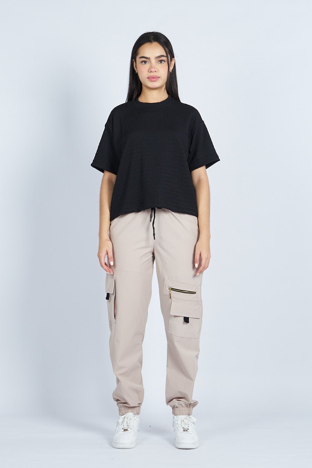 Camiseta oversize textura NEGRA | Drop 03 |