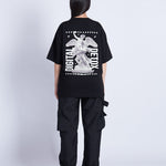 CAMISETA OVERSIZED ANGEL DETOX NEGRO - REDUX CLUB