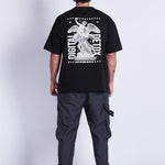 CAMISETA OVERSIZED ANGEL DETOX NEGRO - REDUX CLUB