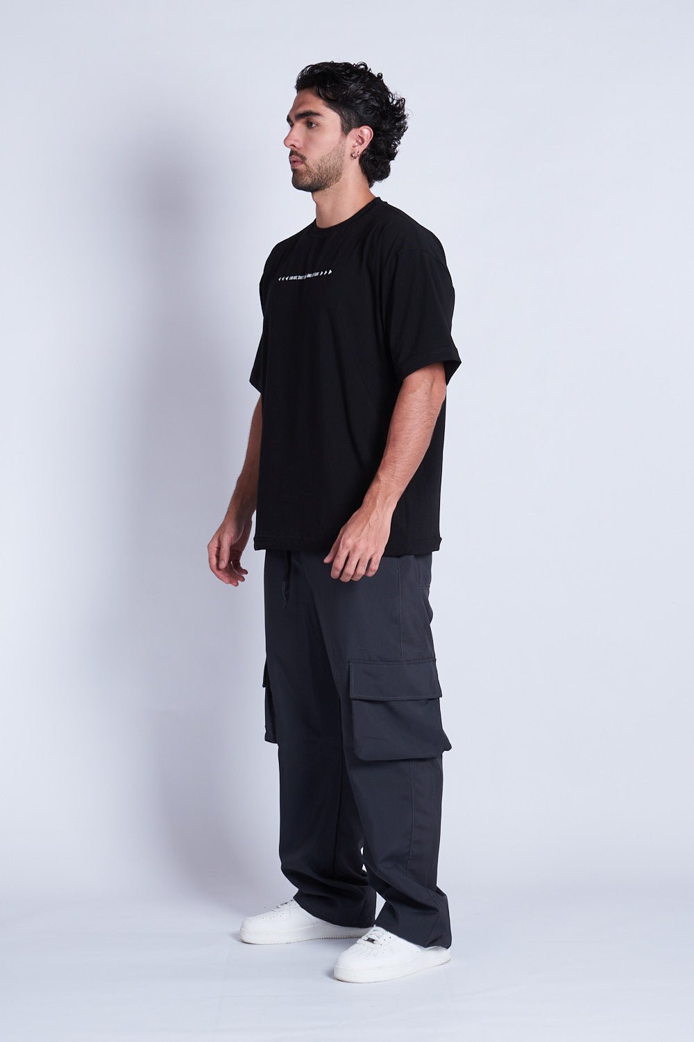 CAMISETA OVERSIZED ANGEL DETOX NEGRO - REDUX CLUB
