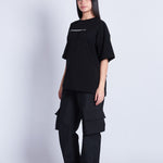 CAMISETA OVERSIZED ANGEL DETOX NEGRO - REDUX CLUB