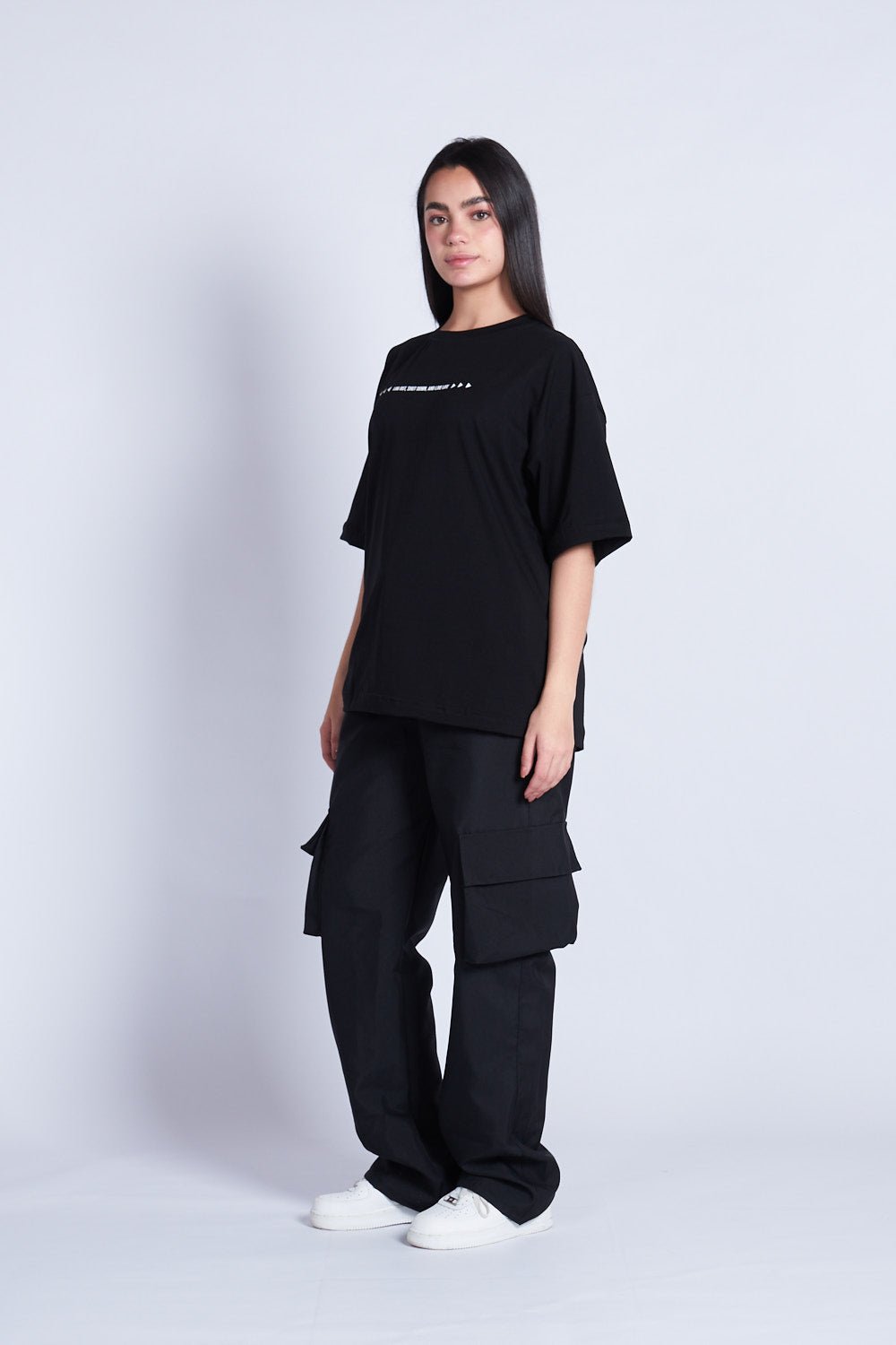 CAMISETA OVERSIZED ANGEL DETOX NEGRO - REDUX CLUB