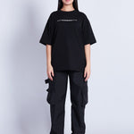 CAMISETA OVERSIZED ANGEL DETOX NEGRO - REDUX CLUB