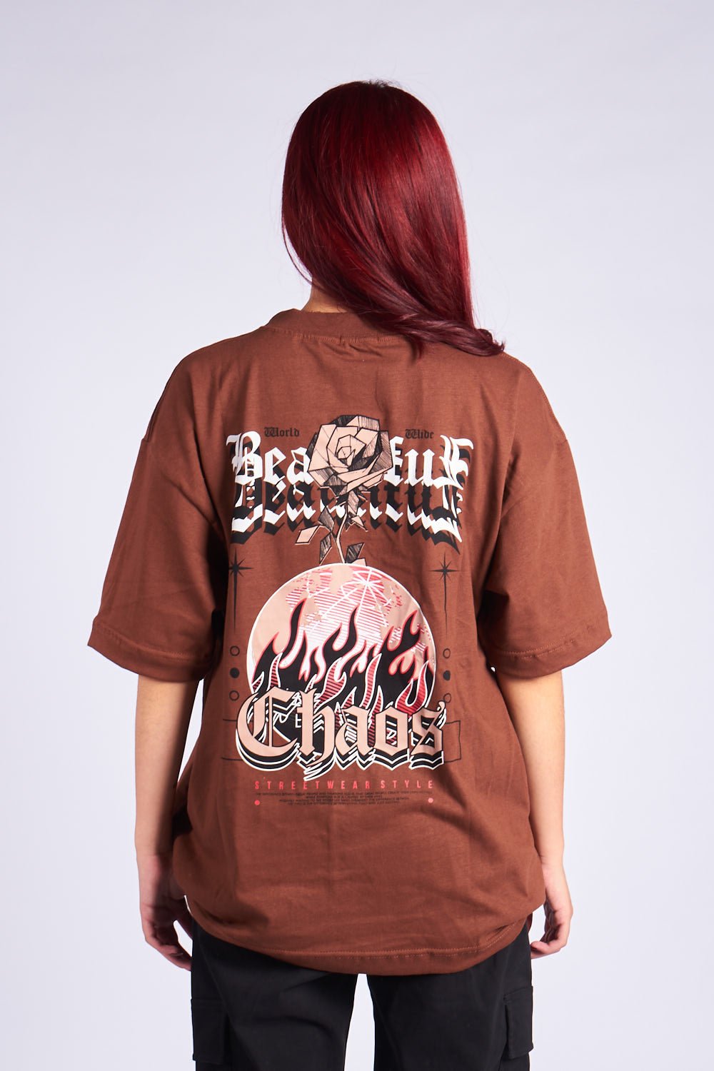 CAMISETA OVERSIZED CAFE CAOS - CORD & CO