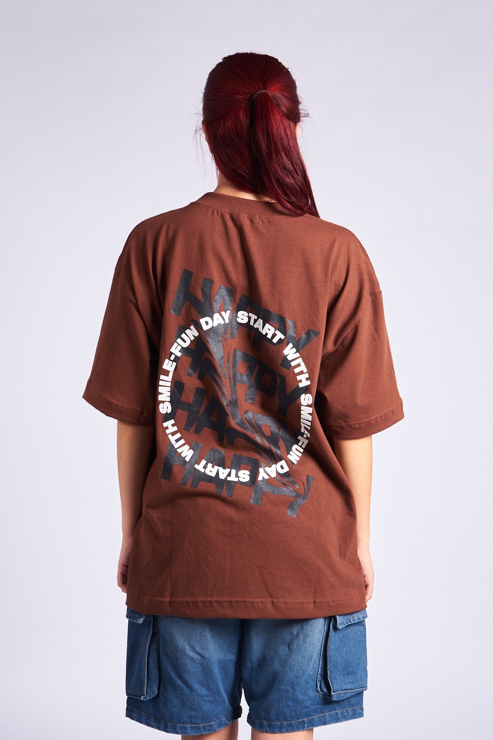 CAMISETA OVERSIZED CAFE SMILEY - CORD & CO
