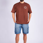 CAMISETA OVERSIZED CAFE SMILEY - CORD & CO