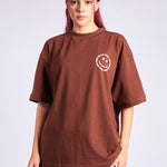 CAMISETA OVERSIZED CAFE SMILEY - CORD & CO
