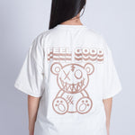 CAMISETA OVERSIZED FEEL GOOD MARFIL - REDUX CLUB