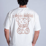 CAMISETA OVERSIZED FEEL GOOD MARFIL - REDUX CLUB