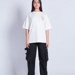 CAMISETA OVERSIZED FEEL GOOD MARFIL - REDUX CLUB