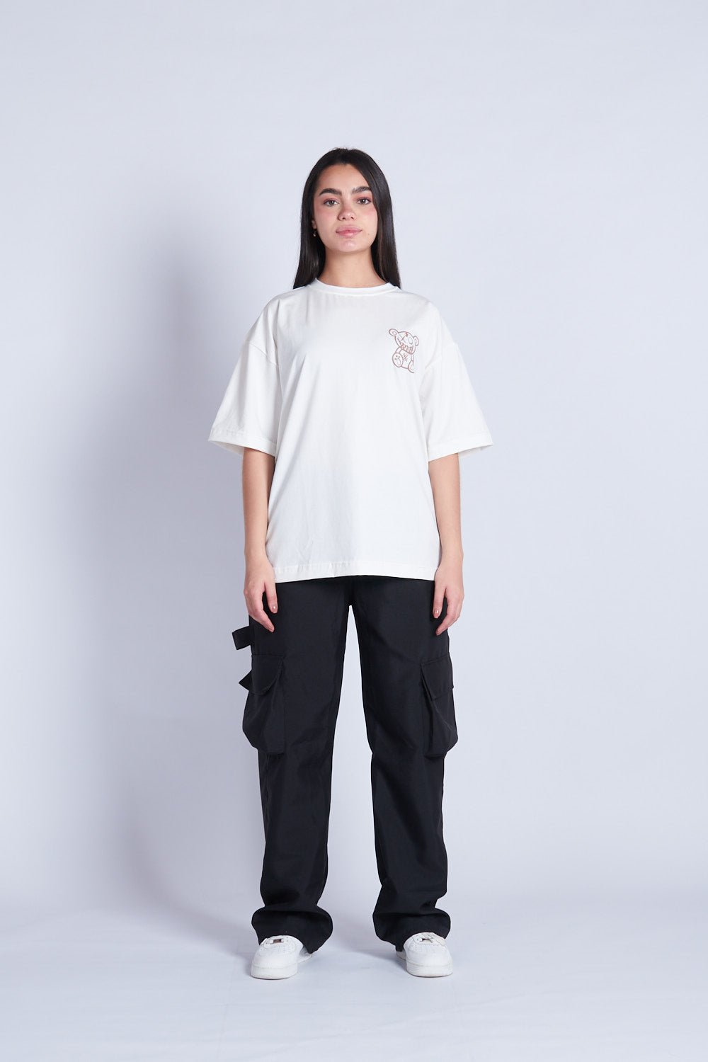CAMISETA OVERSIZED FEEL GOOD MARFIL - REDUX CLUB