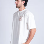 CAMISETA OVERSIZED FEEL GOOD MARFIL - REDUX CLUB