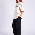 CAMISETA OVERSIZED MARFIL CAOS - CORD & CO
