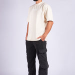 CAMISETA OVERSIZED MARFIL ENJOY - CORD & CO