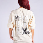 CAMISETA OVERSIZED MARFIL ENJOY - CORD & CO