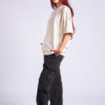 CAMISETA OVERSIZED MARFIL ENJOY - CORD & CO