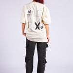CAMISETA OVERSIZED MARFIL ENJOY - CORD & CO
