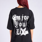 CAMISETA OVERSIZED NEGRA ENJOY - CORD & CO