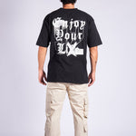 CAMISETA OVERSIZED NEGRA ENJOY - CORD & CO