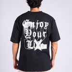 CAMISETA OVERSIZED NEGRA ENJOY - CORD & CO