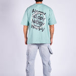 CAMISETA OVERSIZED VERDE SMILEY - CORD & CO