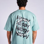CAMISETA OVERSIZED VERDE SMILEY - CORD & CO