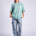CAMISETA OVERSIZED VERDE SMILEY - CORD & CO