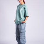 CAMISETA OVERSIZED VERDE SMILEY - CORD & CO