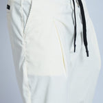 Jogger ballon corduroy con prenses Marfil