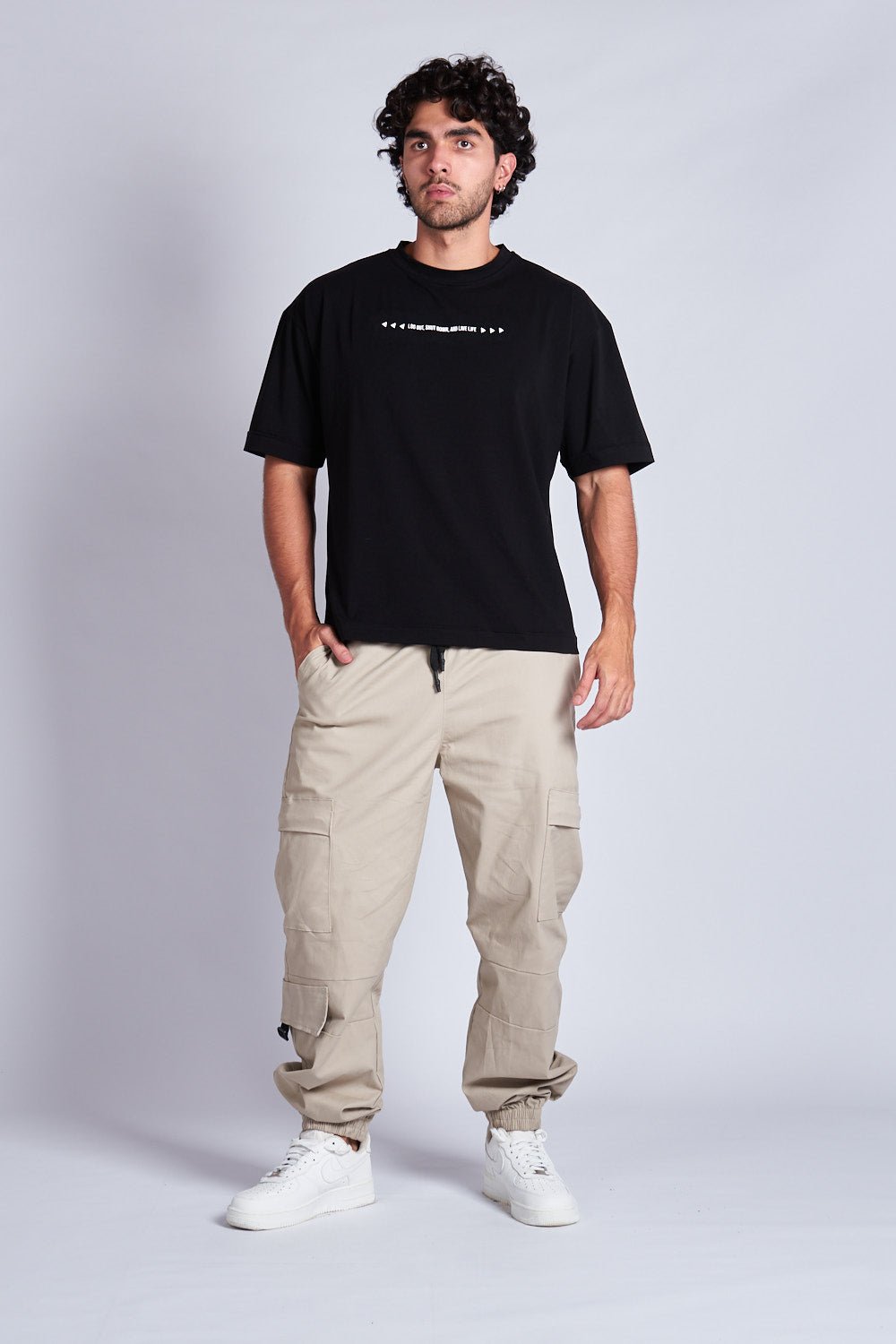 JOGGER CARGO CON PREENSES CAQUI - REDUX CLUB