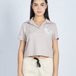 Lounge cropped Polo textura arena
