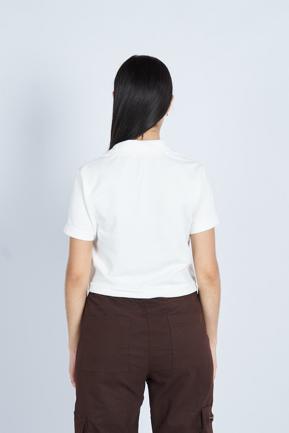 Lounge cropped Polo textura arena