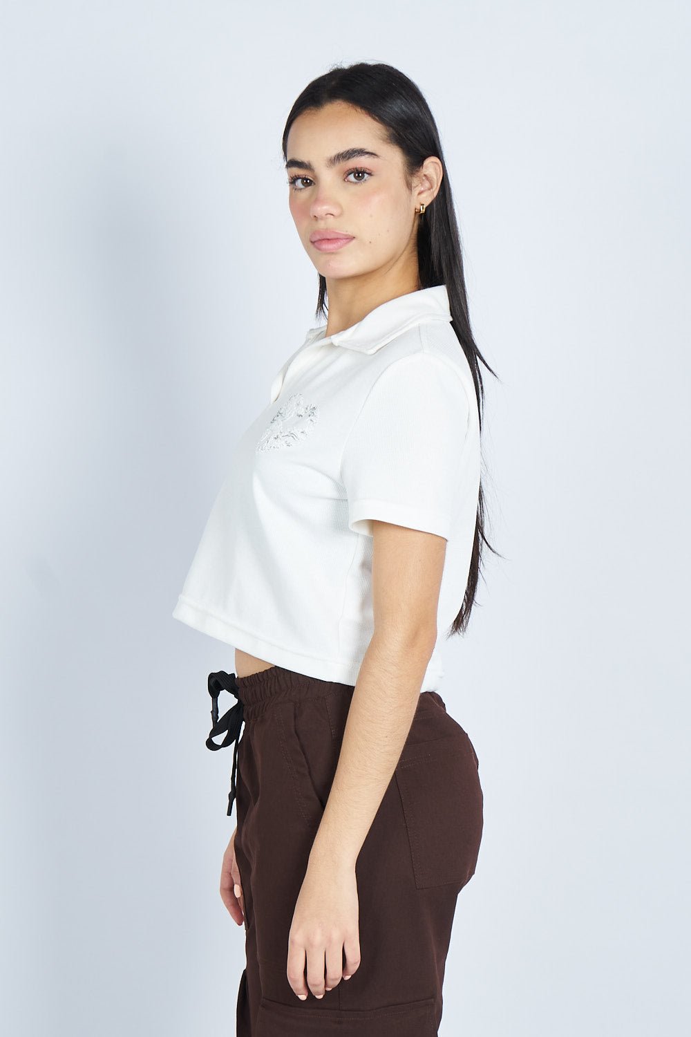 Lounge cropped Polo textura arena