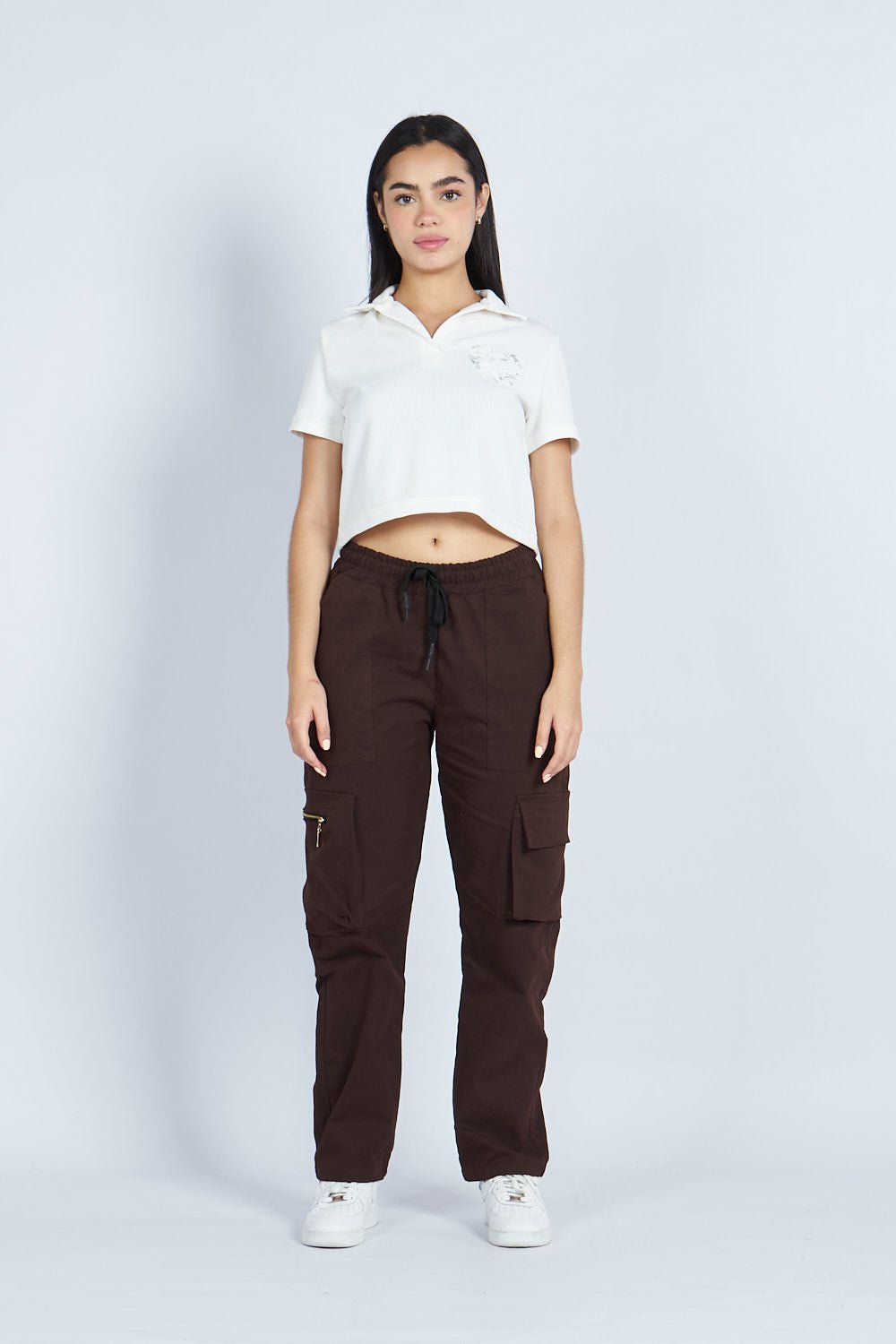 Lounge cropped Polo textura arena