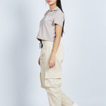 Lounge cropped Polo textura arena