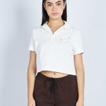 Lounge cropped Polo textura arena
