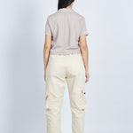 Lounge cropped Polo textura arena