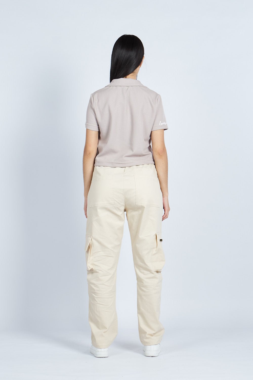Lounge cropped Polo textura arena