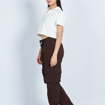 Lounge cropped Polo textura arena