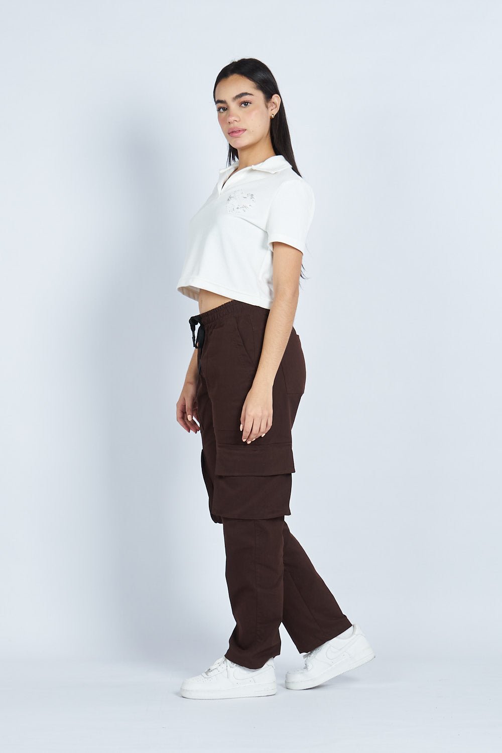 Lounge cropped Polo textura arena