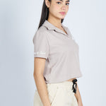 Lounge cropped Polo textura arena