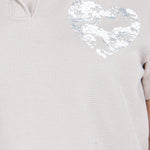 Lounge cropped Polo textura arena