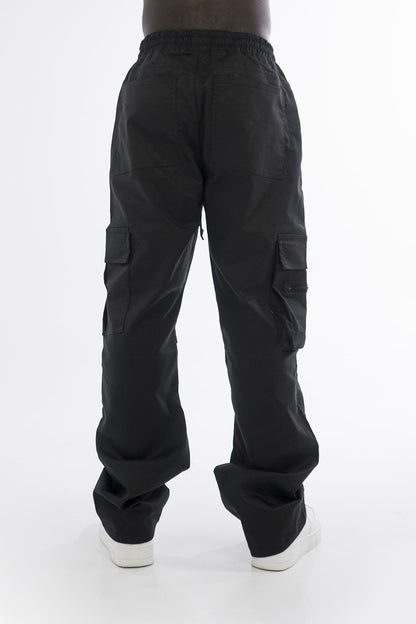 BCO mid zip Cargo pants BLACK 8247
